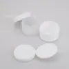 Botella de crema limpiadora de PP tipo almeja de 100 ml, redonda esmerilada, boca ancha, material de embalaje para crema limpiadora, botella de crema limpiadora