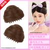 Peluca con Orejas de Gato, Pinza para Hacer Moños, Pinza de Garra para Niña Linda, Rizador de Moño Perezoso Realista, Accesorio de Cabello Esponjoso con Orejas de Gato