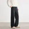 Calça Casual Masculina Estilo Old Money 2026 Outono/Inverno Nova Marca Tendência Vintage Versátil Reta Solta Longa Atacado