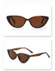 Gafas de Sol Populares Estilo Ojo de Gato para Mujer Dientes Metálicos Geniales Gafas de Sol Anti-UV para Hombre Gafas de Sol de Moda Fotografía Callejera