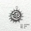 Accesorios de aleación de plata Xizang vintage exclusivos transfronterizos para pulseras, collares, pendientes, accesorios de joyería Sun europeos y americanos al por mayor