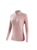 Sudadera de golf transfronteriza con media cremallera, top de trabajo para club, ropa de golf de manga larga para mujer, hecho a medida