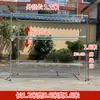 Perchero de tubo de acero galvanizado para ropa de piso exterior doble barra tubería de agua secado colcha hogar doble fila balcón perchero