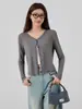 Cardigã de Lyocell Verão Estilo Fino Xale de Proteção Solar Feminino Roupa de Malha Respirável para o Verão Jaqueta Pequena Feminina