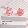 Accesorios de Resina DIY de Dibujos Animados, Pinzas para el Cabello de Pegamento de Crema Europeas Gorditas 3D que Brillan en la Oscuridad, Decoraciones de Flores para Zapatos, Adornos y Accesorios