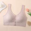 Sujetador push-up con hebilla frontal, talla grande, para madres de mediana edad o mayores, sin aros de acero, antiflacidez, con posavasos fijo integrado.