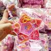 Mini cabeza de princesa en caja pinza pequeña de agarre flequillo pinza frente horquilla rota banda de goma para niños no lastima anillo para el pulgar venta al por mayor