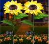 Fabricante de Luzes Decorativas Solares à Prova d'Água para Jardim, Parque, Villa e Gramado - Flor de Girassol Simulada