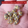 Cuentas Barril Esmalte Cloisonné Chapado en Cobre 18K Cuentas Espaciadoras Pulsera Joyería con Cuentas Accesorios Materiales Hechos a Mano para Bricolaje Cuentas Barril Esmaltadas Cocidas
