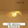 Lámpara Colgante Tejida de Bambú Estilo Japonés Única Creativa con Forma de Sombrero de Paja para Casa de Té, Hotel Interior, Restaurante, Sala de Estar, Accesorio de Iluminación para Vestíbulo