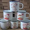 Caneca de Água Cerâmica Criativa Caneca de Chá Cerâmica Desenho Animado Fofa Caneca de Água Presente de Evento de Inauguração Caneca Clássica Huai