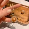 Agitar Tono Vivo Set de Colgante Anillo de Perla Fritillaria Australiana para Mujer Venta al por Mayor