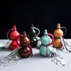 Calabaza de Cerámica para Té Vintage Paquete de 0.5kg Botella de Vino Sellada 500ml Tetera Changan Botella para Bebidas Botella de Licor Jarra de Vino