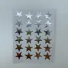 Suministro Directo de Fábrica en stock al por mayor pegatinas de estrella para estampado en caliente color rojo estrella de cinco puntas papelería pegatinas de recompensa para niños