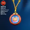 Colgante Escorpión de Hierro Aldea de Xizang Gawu Enojado Estilo Étnico Caja Gawu Estatua de Buda Piedra Preciosa Cáscara Protectora Transparente Joyería Estilo Xizang