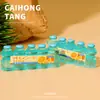 Accesorios de Resina 100% Corea del Sur Botella de Bebida de Jugo Accesorios DIY de Resina Llavero Colgante Pequeño Accesorios para Funda de Teléfono Móvil