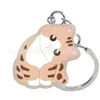 Colgante Llavero Regalo de Vacaciones para Estudiantes Decoración de Animales de Dibujos Animados Llavero con Luz LED Accesorio