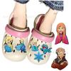 Zapatos con agujeros congelados en stock, zapatos de bricolaje, zapatos de flores, hebilla de zapatos de PVC, zapatos de goma suave, botones, accesorios de dibujos animados, accesorios con borde cruzado