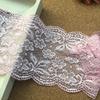 Ancho 14CM encaje elástico de alta calidad encaje calado tela encaje tela base para ropa interior de boda decoración accesorios para coser ropa