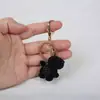 Dibujo Animado Animal Lindo Oso de Peluche Colgante de Lana Colgante de Bolso Tejido para Mamá Llavero Regalo Regalo