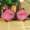 Novo em estoque gravata borboleta masculina multicolorida de poliéster para casamento casual de negócios Shengzhou fabricantes atacado de longo prazo