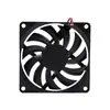 Ventilador de Refrigeración CC 7010 Tarjeta Gráfica Placa Base Gabinete Purificador de Aire Luz de Escenario Sin Escobillas Enfriamiento Eficiente