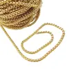 Chapado en Oro Cobre Conservador de Color Moda Europea y Americana Cadena de Lujo Ligero Cadena Hueso de Serpiente Cadena Suelta Collar Hecho a Mano DIY Accesorios de Joyería