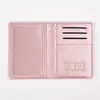 Portapasaporte de Piel Sintética con Ranuras para Tarjetas para Viajar, Suministro Estable, Tendencia Transfronteriza, Portatarjeta de Acceso, Ligero