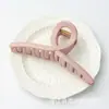 Nuevo Clip Pinza Geométrico de Tiburón de Silicona Anticaída que se Puede Amasar en la Parte Posterior de la Cabeza Pinza de Agarre Grande Nuevos Accesorios para el Cabello 2025 para Mujeres
