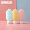 Frascos de tamanho de viagem, dispensador de loção de silicone portátil, conjunto de artigos de higiene pessoal, cosméticos, essenciais de viagem, shampoo e sabonete líquido