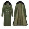 Casaco militar atacado resistente ao frio espessado quente de algodão inverno proteção do trabalho Verde Militar forrado com fleece Casaco para estudante universitário casaco de algodão