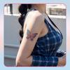 Adesivos de Tatuagem Coloridos de Desenho Animado para Mulheres e Homens, Impermeáveis e Duradouros, Laços Coloridos Pintados à Mão, Braços de Alta Qualidade, Fofos e Frescos