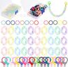 Corrente de pulseira DIY Nuvem Acrílico Corrente Aberta Acessórios de Chaveiro Corrente de Bolsa Fivela