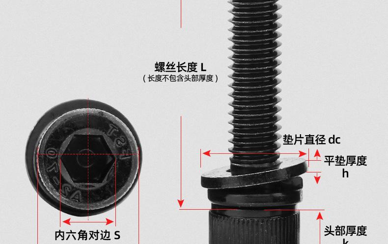 304不锈钢镀黑锌杯头内六角三组合螺丝_03_13.jpg