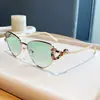 Gafas de Sol de Moda en el Mismo Estilo que las Celebridades Europeas y Americanas, Gafas de Sol Retro a la Moda, Gafas de Sol Versátiles Únicas y de Moda Ojo de Gato