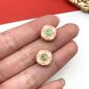 Estilo Chinês Antigo Ouro Fosco Caractere da Fortuna Contas Espaçadoras Contas Soltas DIY Pulseira de Miçangas Pingente de Borla Acessórios de Joalheria