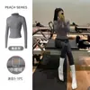 Nova Jaqueta de Yoga de Veludo Pilates Top Justo com Zíper Fitness Corrida Esportes Gola Alta Jaqueta Manga Longa