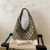 Moda Estilo Coreano Retro Versátil Nicho Bolso de Lunares 2026 Nuevo Alta Gama Gran Capacidad Bolso de Hombro Cruzado