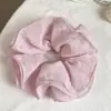 Goma para el pelo de gasa ligera de cuatro capas de verano, Cuerda para moño Dopamina, Cuerda para el pelo simple, moderna, de alta gama