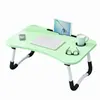 Escritorio de Computadora Plegable, Mesa Plegable para Ventana, Escritorio para Estudiante Junto a la Cama en Dormitorio, Móvil para Recámara, Antideslizante, Portavasos, Plegable