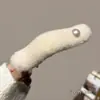 Clip de Bico de Pato de Pelúcia Pérola Outono Inverno Pão de Cabelo na Nuca Feminino Grampo de Cabelo de Uma Palavra Clip de Tubarão Alternativa Segura Acessórios de Cabelo