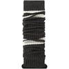 Calcetines de punto cálidos estilo universitario con rayas grises para mujer, de media pantorrilla y hasta la rodilla, reductores de pantorrilla para otoño e invierno