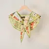 Chal Estilo Pintura al Óleo con Colgante de Perla, Chal Pequeño para Hombros para Mujer, Cuello Falso Decorativo de Anacardo de Alta Gama, Chaleco para Habitación con Aire Acondicionado