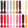 Peluca trenza sucia Hip Hop Color Africano Cabello trenzado alta temperatura peluca trenza sucia chica anime banda para el pelo degradado Cabello Seda