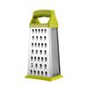 Rallador de verduras multiusos de acero inoxidable vertical de cuatro lados de 8 pulgadas para frutas, queso, jengibre, verduras