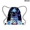 Nuevo producto 3D: Robot espacial Astro Bot, pantalones con bolsillo con solapa y cordón ajustable, mochila escolar portátil de gran capacidad con cordón ajustable, impermeable.