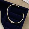 Pulsera de oro de estilo antiguo nuevo estilo chino retro estilo chino pulsera de anillo liso de alta calidad que combina con todo pulsera lisa pulsera dorada