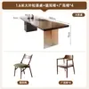 Juego de mesa de té y sillas de madera maciza estilo vintage para uso doméstico, nuevo modelo 2026, combinación de mesa de té y sillas para balcón pequeño