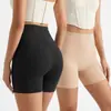 Calcinhas de controle de barriga de cintura alta transfronteiriças europeias e americanas, modeladores de seda gelada sem costura, shorts de segurança que levantam o bumbum, leggings esportivos respiráveis de verão