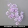 Flores Artificiales Moradas Arreglo Escena de Boda Flores de Seda Decoración para el Hogar Exterior Hortensia Morada Phalaenopsis Materiales de Flores Artificiales